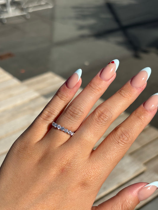 2 CT ROUND ETERNITY LAB GROWN DIAMOND WEDDING BAND